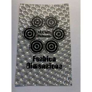 Rare 1969 Space Age Era McCall's Pattern Co. Fashion Party Invitation Lenticular